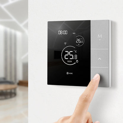 Naresync contrôle via Smart Life/Tuya, Alexa, Google Assistant, précision ±0,5 °C et programmation